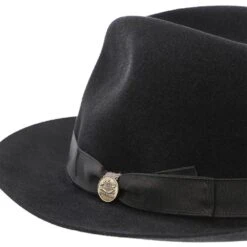 Stetson Keane Fur Felt Fedora Hat 33 Stetson Keane Fur Felt Fedora Hat -Bailey Store H TFKEAN BLK 6d
