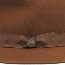 Stetson Keane Fur Felt Fedora Hat 36 Stetson Keane Fur Felt Fedora Hat -Bailey Store H TFKEAN BS 7e