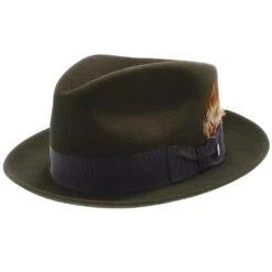 Mercury - Stetson Fur Felt Fedora Hat - TFMCRY -Bailey Store H TFMCRY GRAPHITE 0a