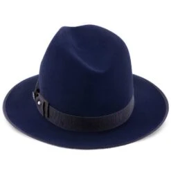 Stetson Noble Fur Felt Fedora Hat 22 Stetson Noble Fur Felt Fedora Hat -Bailey Store H TFNBLE BLU 3a