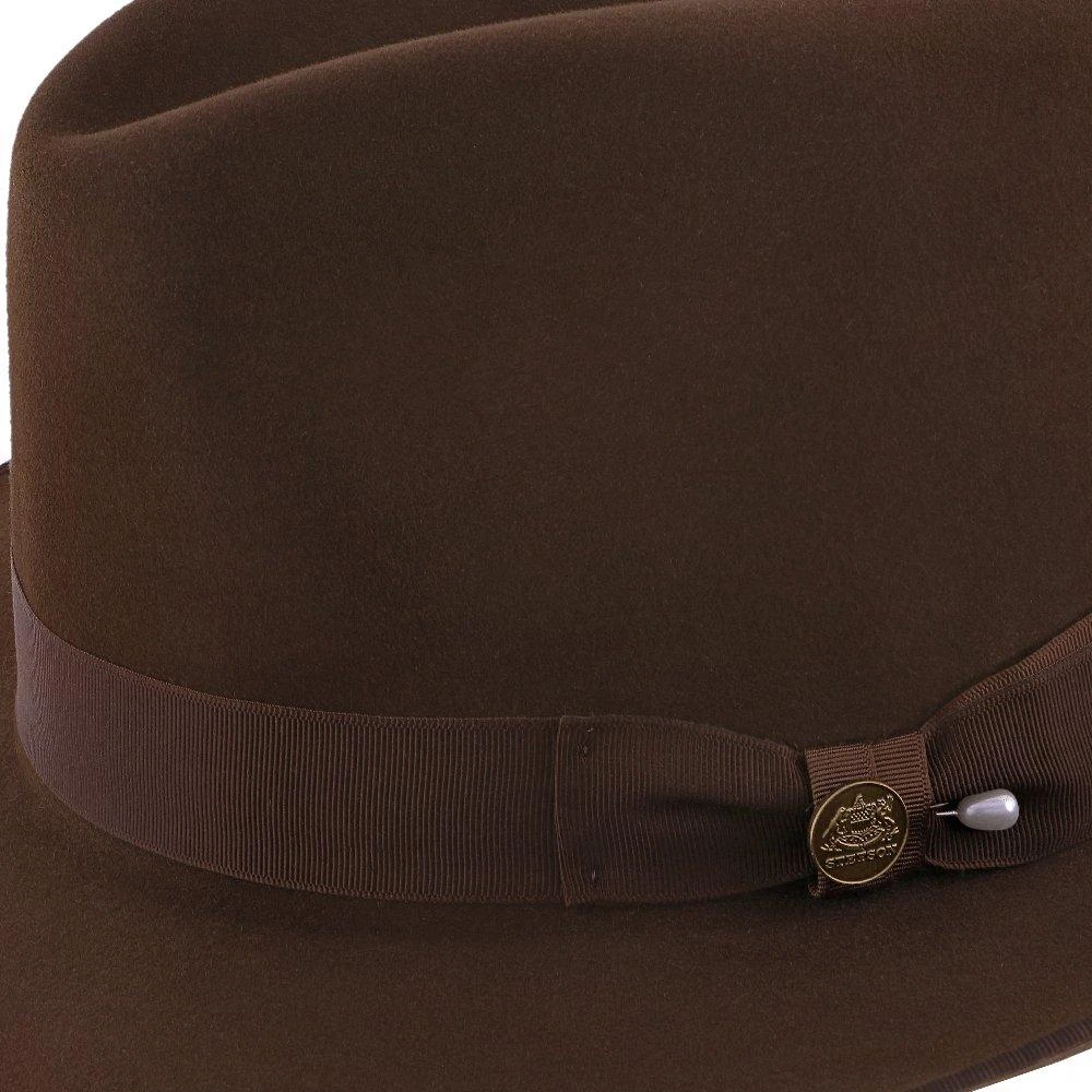 Stetson Noble Fur Felt Fedora Hat 11 Stetson Noble Fur Felt Fedora Hat - Image 11