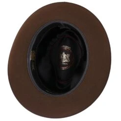 Stetson Noble Fur Felt Fedora Hat 28 Stetson Noble Fur Felt Fedora Hat -Bailey Store H TFNBLE MINK 6a