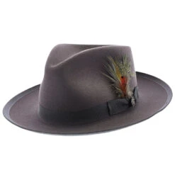 Whippet - Stetson Fur Felt Fedora Hat - TFWIPTB -Bailey Store H TFWIPTB CARIBOU 0a 64d41d02 4389 4b92 a998 14d718f13243