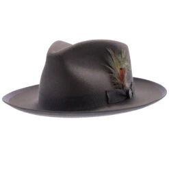 Whippet - Stetson Fur Felt Fedora Hat - TFWIPTB -Bailey Store H TFWIPTB CARIBOU 1a