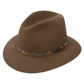 Weekender - Stetson Walnut Fur Felt Fedora Hat - TFWKDR 1 Weekender - Stetson Walnut Fur Felt Fedora Hat - TFWKDR