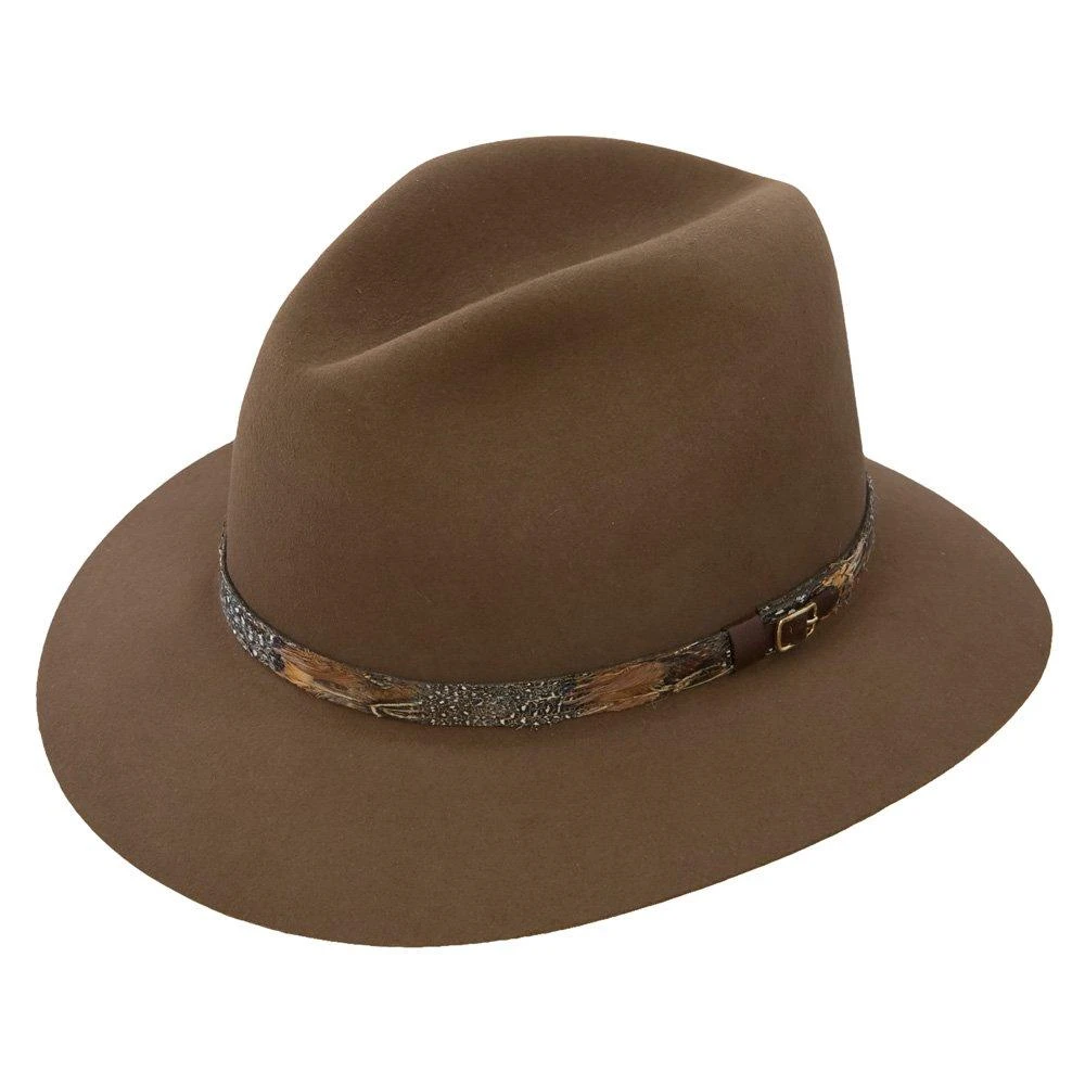 Weekender - Stetson Walnut Fur Felt Fedora Hat - TFWKDR 2 Weekender - Stetson Walnut Fur Felt Fedora Hat - TFWKDR - Image 2