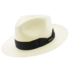 Front Page 99 Adventurer - Stetson Shantung Straw Fedora Hat - TSADTR