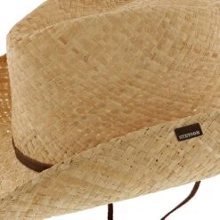 Laurel - Stetson Raffia Straw Cowboy Hat - TSLARL -Bailey Store H TSLARL NAT 4b
