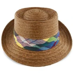 Madrigal - Stetson Coconut Straw Porkpie Hat - TSMDGL -Bailey Store H TSMDGL BRN 1b