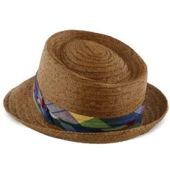 Madrigal - Stetson Coconut Straw Porkpie Hat - TSMDGL -Bailey Store H TSMDGL BRN 3b