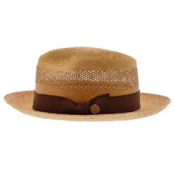 Brentwood - Stetson Shantung Straw Fedora Hat 37 Brentwood - Stetson Shantung Straw Fedora Hat -Bailey Store H TSMOOR BS 2a