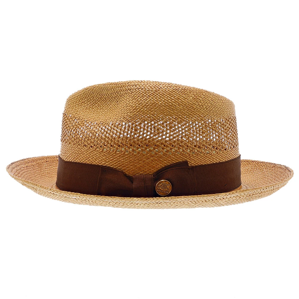 Brentwood - Stetson Shantung Straw Fedora Hat 18 Brentwood - Stetson Shantung Straw Fedora Hat - Image 18