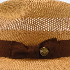 Brentwood - Stetson Shantung Straw Fedora Hat 39 Brentwood - Stetson Shantung Straw Fedora Hat -Bailey Store H TSMOOR BS 4a