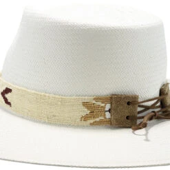 Sol - Stetson Shantung Straw Woven Hat Band 13 Sol - Stetson Shantung Straw Woven Hat Band -Bailey Store H TSSOLLBLEACH 3a