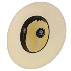 Santa Monica - Stetson Natural Wide Brim Shantung Straw Fedora Hat -Bailey Store H TSSTMOE NAT 6a