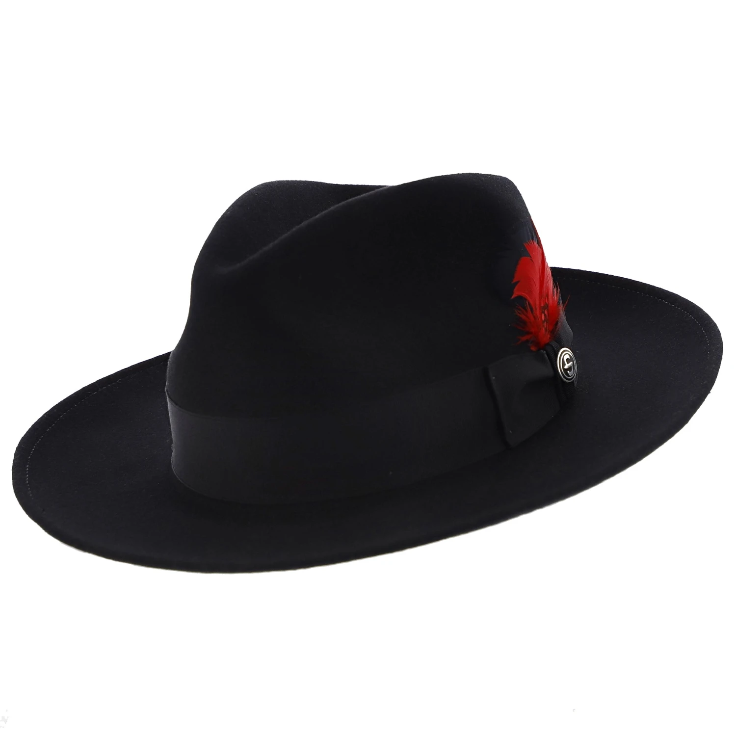 Gurnee - Stetson Crushable Wool Felt Fedora Hat 2 Gurnee - Stetson Crushable Wool Felt Fedora Hat - Image 2