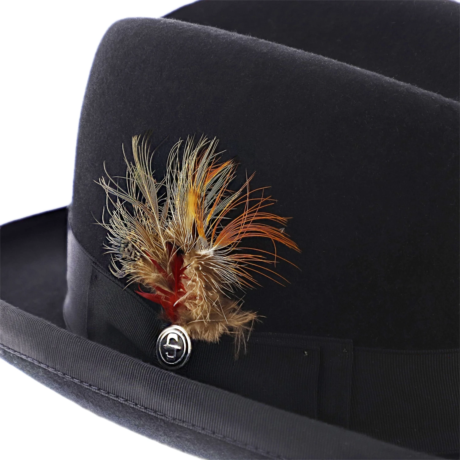 Homburg - Stetson Wool Felt Homburg Hat 5 Homburg - Stetson Wool Felt Homburg Hat - Image 5