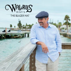 The Blazer - Walrus Hats Navy/Green Houndstooth Polyester Ivy Cap 19 The Blazer - Walrus Hats Navy/Green Houndstooth Polyester Ivy Cap -Bailey Store H3012 NAVYGRN mo m3