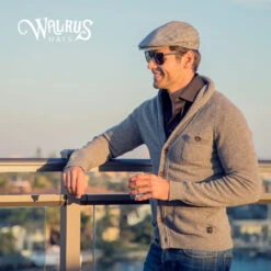 Director - Walrus Hats Grey Plaid Polyester Ivy Cap 20 Director - Walrus Hats Grey Plaid Polyester Ivy Cap -Bailey Store H3013 PLGY mo m2