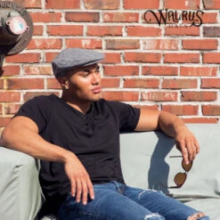 Director - Walrus Hats Grey Plaid Polyester Ivy Cap 21 Director - Walrus Hats Grey Plaid Polyester Ivy Cap -Bailey Store H3013 PLGY mo m3