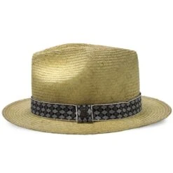 Midnight Luxe - Walrus Hats Sisal Straw Fedora Hat W/ Band -Bailey Store H4000 NATCHK 3c