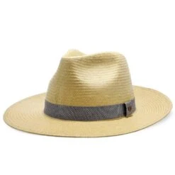 Big Catch - Walrus Hats Natural Paper Braid Straw Fedora Hat W/ Band 22 Big Catch - Walrus Hats Natural Paper Braid Straw Fedora Hat W/ Band -Bailey Store H4001 NATBLU 0b