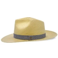 Big Catch - Walrus Hats Natural Paper Braid Straw Fedora Hat W/ Band 28 Big Catch - Walrus Hats Natural Paper Braid Straw Fedora Hat W/ Band -Bailey Store H4001 NATBLU 3b