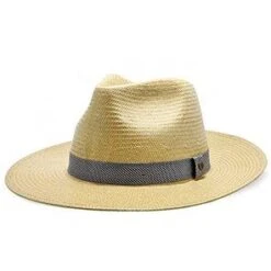 Big Catch - Walrus Hats Natural Paper Braid Straw Fedora Hat W/ Band 37 Big Catch - Walrus Hats Natural Paper Braid Straw Fedora Hat W/ Band -Bailey Store H4001 NATBLUa