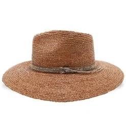 South Beach - Walrus Hats Natural Raffia Straw Fedora Hat 26 South Beach - Walrus Hats Natural Raffia Straw Fedora Hat -Bailey Store H4003 NATBRN 2c