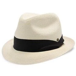 Peninsula - Walrus Hats Straw Fedora Hat W/ Band