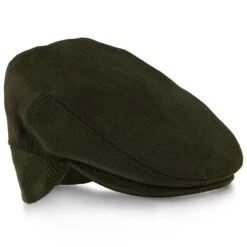 Madison - Walrus Hats Olive Milton Wool Blend Ivy Cap - Driving Cap -Bailey Store H5200 OLIVE 1b