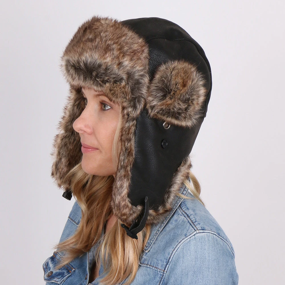 Walrus Hats Faux Fur Brown Trapper Hat 20 Walrus Hats Faux Fur Brown Trapper Hat - Image 20