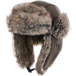 Walrus Hats Faux Fur Brown Trapper Hat 35 Walrus Hats Faux Fur Brown Trapper Hat -Bailey Store H5601FXRB BRN