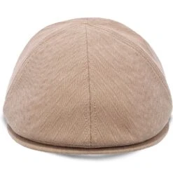 Walrus Hats Luxe Checkmate Duckbill Polyester Flat Cap 28 Walrus Hats Luxe Checkmate Duckbill Polyester Flat Cap -Bailey Store H6021 6010TAN 2a