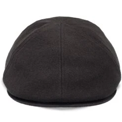 Walrus Hats Luxe Checkmate Duckbill Polyester Flat Cap 31 Walrus Hats Luxe Checkmate Duckbill Polyester Flat Cap -Bailey Store H6021 6013BLK 2a