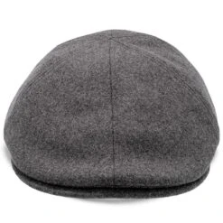 Walrus Hats Luxe Grand Master Wool Duckbill Flat Cap -Bailey Store H6022 6018GRY 2a