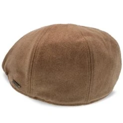 Walrus Hats Luxe Grand Master Wool Duckbill Flat Cap -Bailey Store H6022 6020TAN 4a