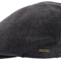 Walrus Hats Luxe Check Duckbill Wool Flat Cap -Bailey Store H6023 8011CHK 6a