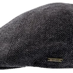 Walrus Hats Luxe End Game Duckbill Wool Flat Cap -Bailey Store H6024 6014DRKGRY 6a