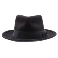 Capital - Walrus Crushable Hat Wool Felt Fedora - H7000 -Bailey Store H7000 BLK 01