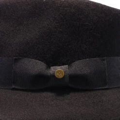 Capital - Walrus Crushable Hat Wool Felt Fedora - H7000 -Bailey Store H7000 BLK 03