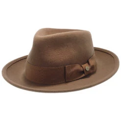 Capital - Walrus Crushable Hat Wool Felt Fedora - H7000 -Bailey Store H7000 PECAN 0a
