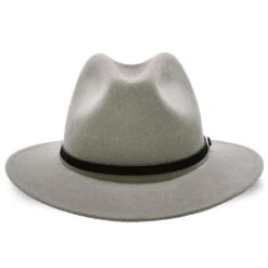 Legacy - Walrus Hats Grey Wool Felt Fedora Hat - H7002 -Bailey Store H7002 GY 2b