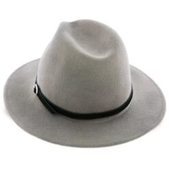 Legacy - Walrus Hats Grey Wool Felt Fedora Hat - H7002 -Bailey Store H7002 GY 4b