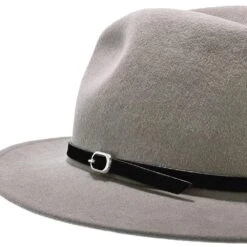 Legacy - Walrus Hats Grey Wool Felt Fedora Hat - H7002 -Bailey Store H7002 GY 5b