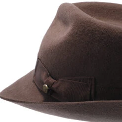 Triumph - Walrus Hats Grey Wool Felt Trilby Hat - H7004 -Bailey Store H7004 BRN 3a