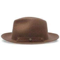 Journey - Walrus Hats Wool Felt Fedora Crushable Hat - H7009 -Bailey Store H7009 BRN 3c