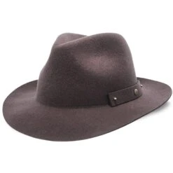 Journey - Walrus Hats Wool Felt Fedora Crushable Hat - H7009 -Bailey Store H7009 DRKGY 0c