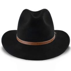 Big Sur - Walrus Hats Dark Brown Wool Felt Safari Hat -Bailey Store H7014 BLK 0b