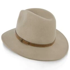 Big Sur - Walrus Hats Dark Brown Wool Felt Safari Hat -Bailey Store H7014 BRN 3a